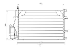 Volvo Condensor, airconditioning