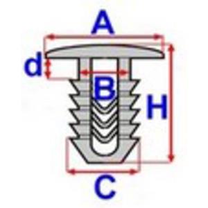 Romix Clip  C60643, 2 Stuk