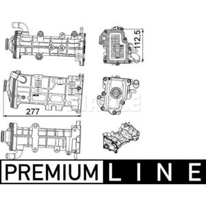 Mahle EGR-klep uitlaatgaskoeler BEHR  CE 23 000P