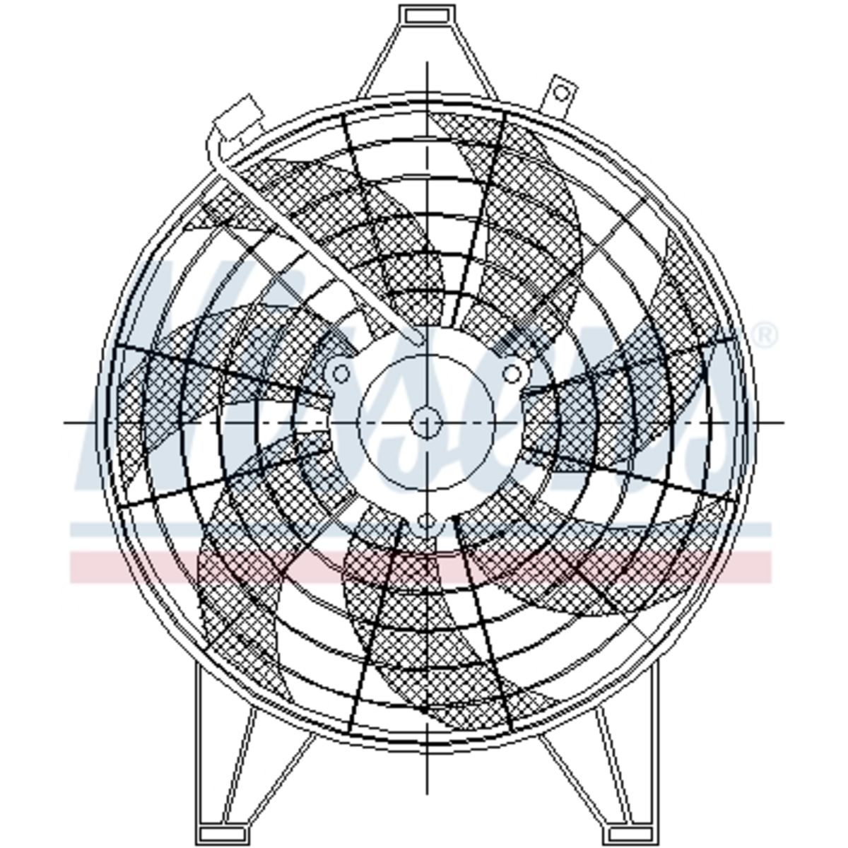 Nissens Koelventilatorwiel, motorkoeling  85531