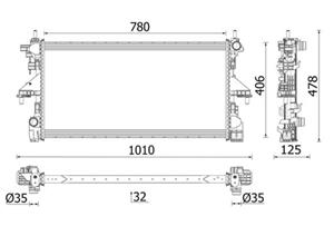 Fiat Radiateur