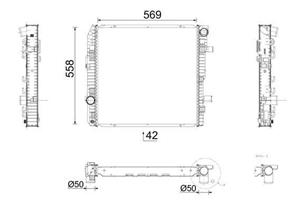 Mercedes-Benz Radiateur