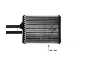 Opel Kachelradiateur, interieurverwarming