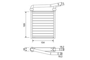 VALEO Wärmetauscher TOYOTA,LEXUS 811626 8710702150,8710742170 Plattenwärmetauscher,Heizungskühler,Wärmetauscher, Innenraumheizung