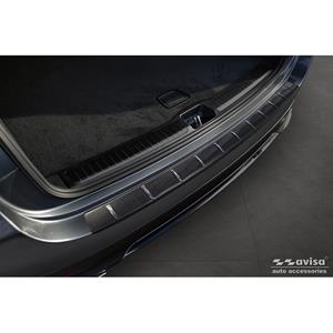 Mercedes-Benz Zwart RVS Achterbumperprotector passend voor Mercedes GLE II (W167) Facelift 2023- 'Ribs'