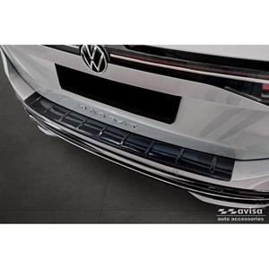 Volkswagen Echt 3D Carbon Achterbumperprotector voor  Passat (CJ5) incl. R-Line & Hybrid