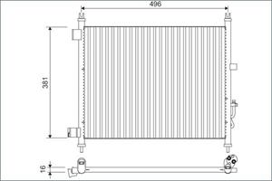 Nissan Condensor, airconditioning