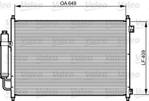 Nissan Condensor, airconditioning