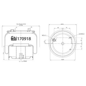 Febi Luchtveerbalg  BILSTEIN 170918