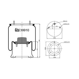 febibilstein FEBI BILSTEIN Lenkstange MAN 171835 85466106059,81466106820