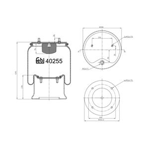 Federbalg, Luftfederung FEBI BILSTEIN 40255