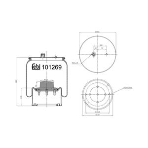 Febi Luchtveerbalg  BILSTEIN 101269