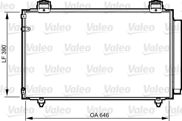 Toyota Condensor, airconditioning