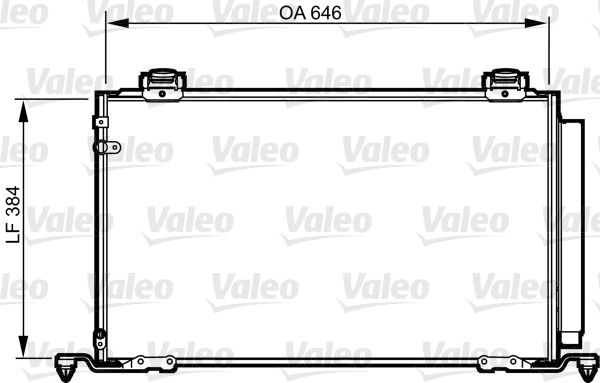 Toyota Condensor, airconditioning