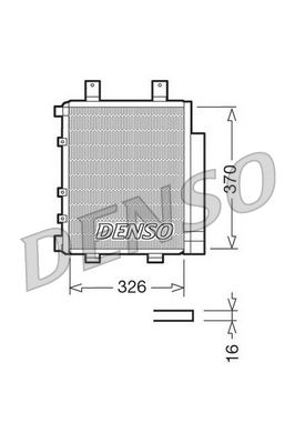 Daihatsu Condensor, airconditioning