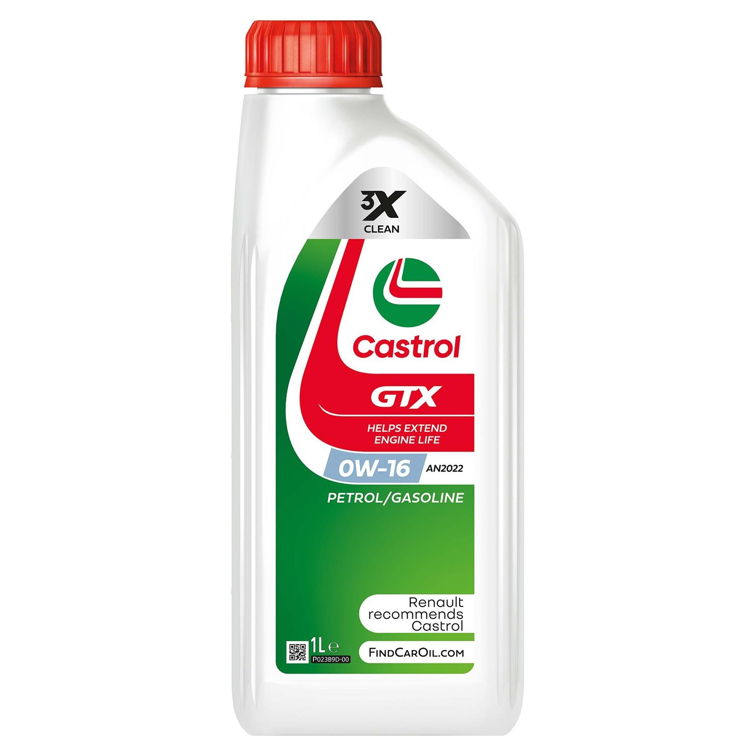 Castrol oil Motorolie Castrol GTX 0W-16 AN2022 1L