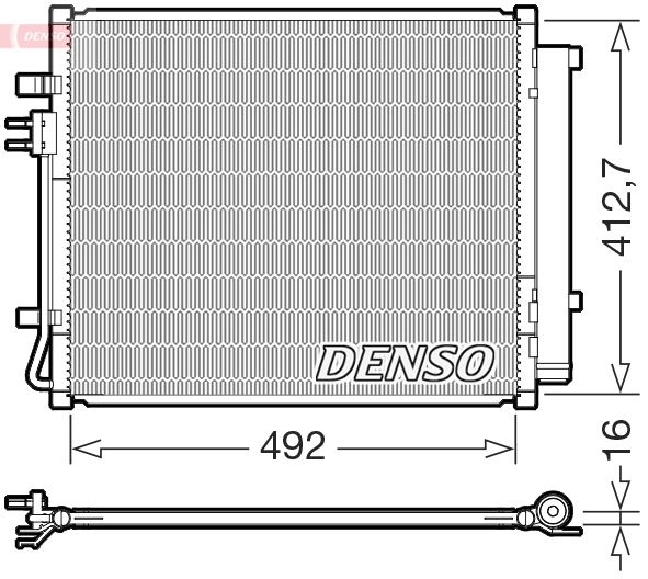 Hyundai Condensor, airconditioning