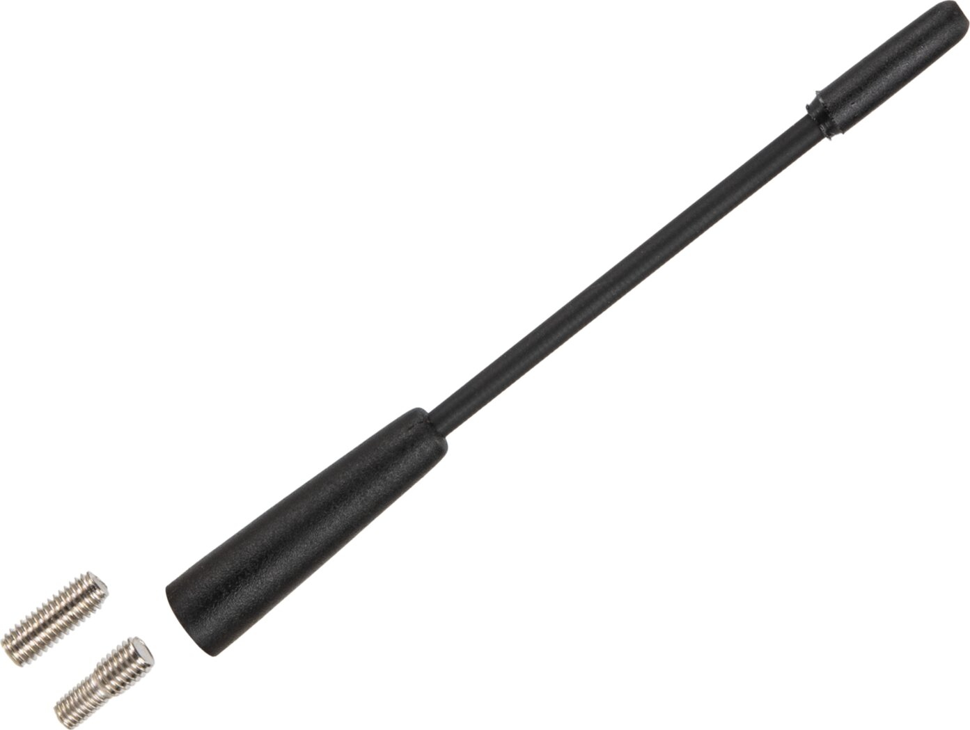 ACV Antenne spriet flexibel 14cm AM/FM, met M5 en M6 verloopjes