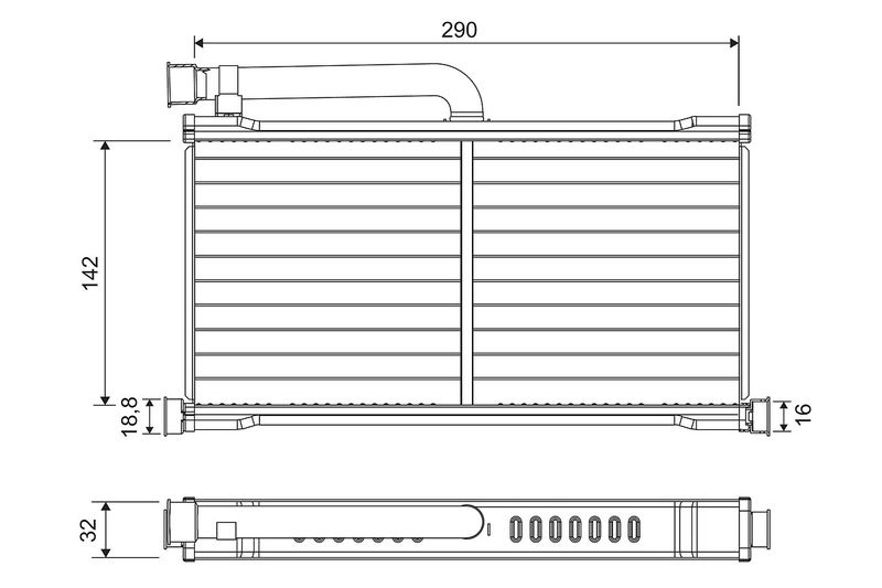 VALEO Wärmetauscher AUDI 811570 420898037A,420820037A,4F0819031B Plattenwärmetauscher,Heizungskühler,Wärmetauscher, Innenraumheizung 4F0820031D