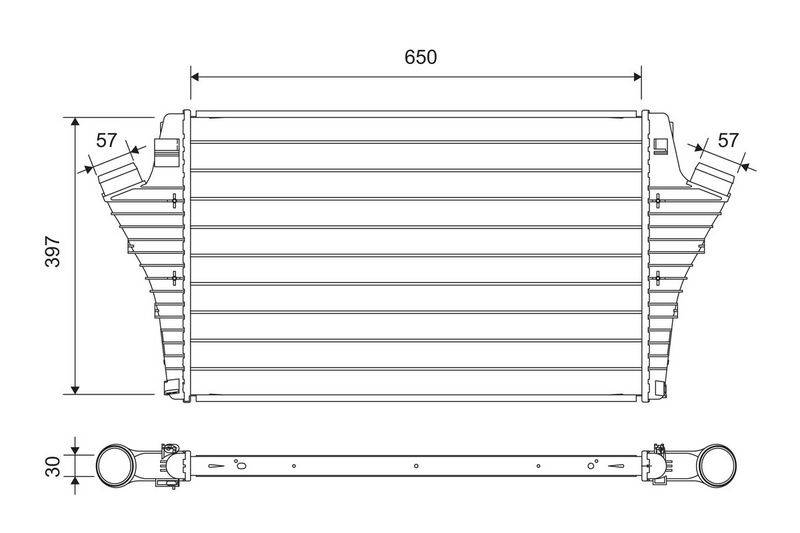 Opel Intercooler