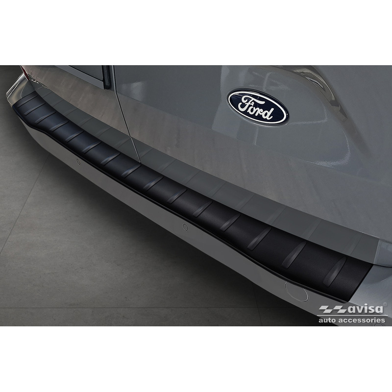 Ford Matzwart RVS Achterbumperprotector  Transit Custom & Tourneo Custom (V710) 2023-