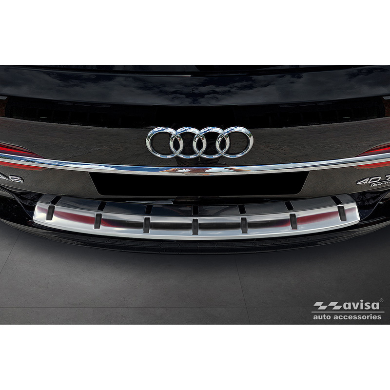 Audi RVS Achterbumperprotector  A6 (C8) Avant incl. S-Line 2018- 'STRONG EDITION'