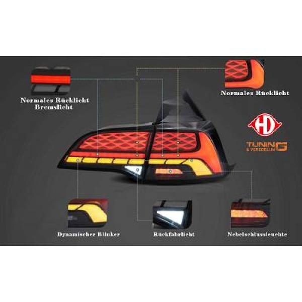 Tesla Achterlichtenset HD Tuning