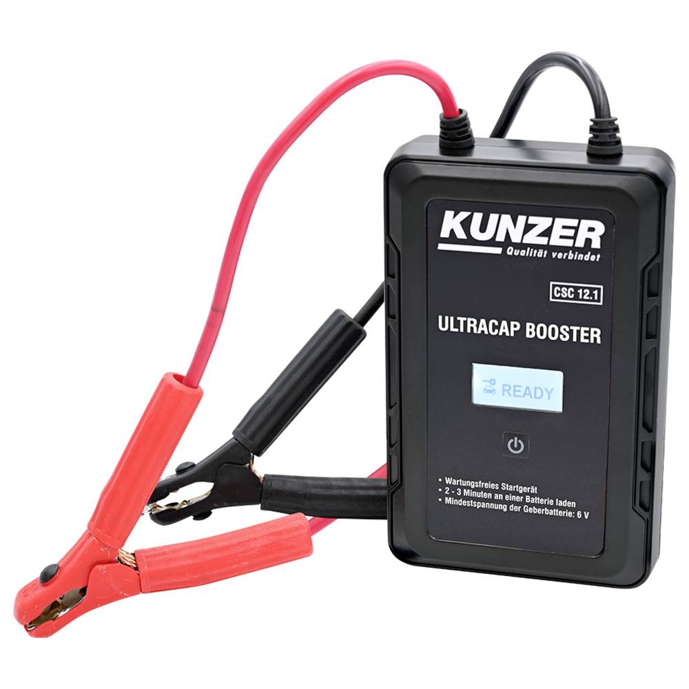 Kunzer Oplader, Snelstartsysteem CSC 12.1 Starthulpstroom: 800 A