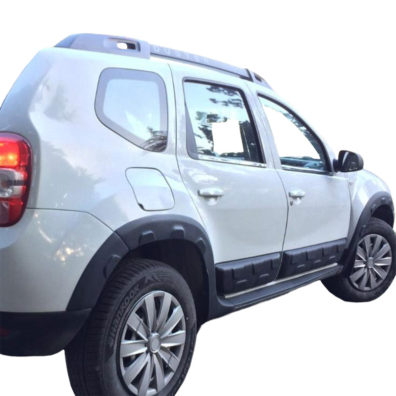 Dacia Oneway Set spatbordverbreders (Trims) passend voor  Duster I 2010-2017 Off-Road - Matzwart