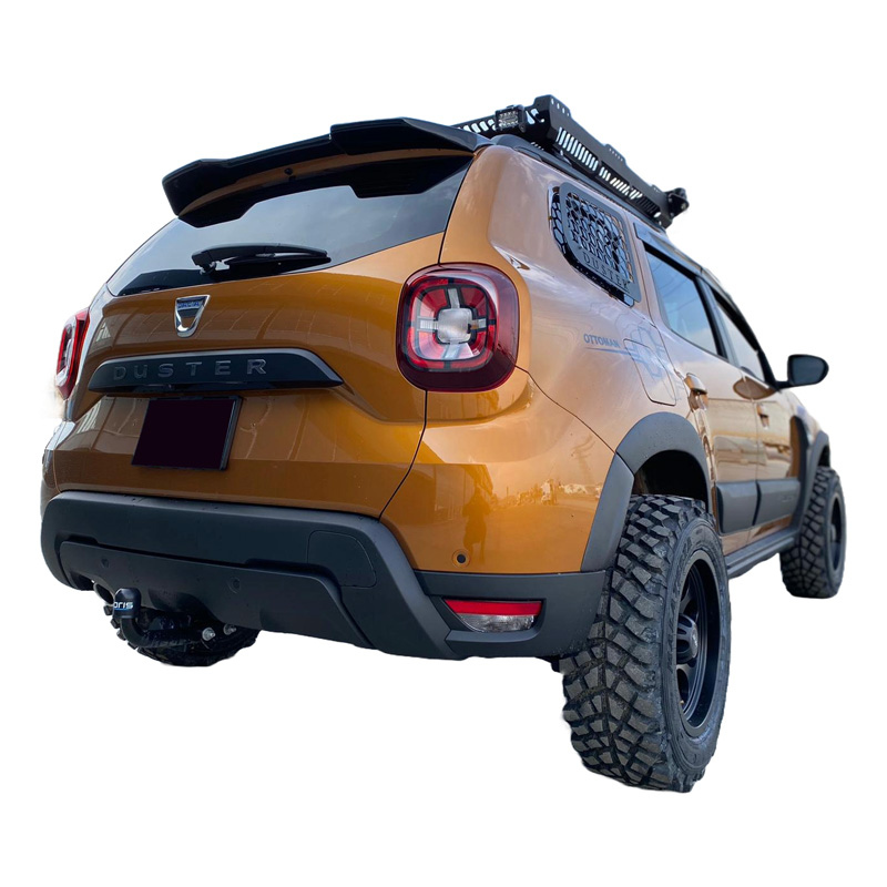 Dacia Oneway Set spatbordverbreders (Trims) passend voor  Duster II 2018-2024 - Matzwart