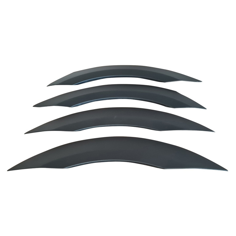 Mercedes-Benz Oneway Set spatbordverbreders (Trims) passend voor Mercedes Sprinter W907 2018- - Versie 2 Matzwart