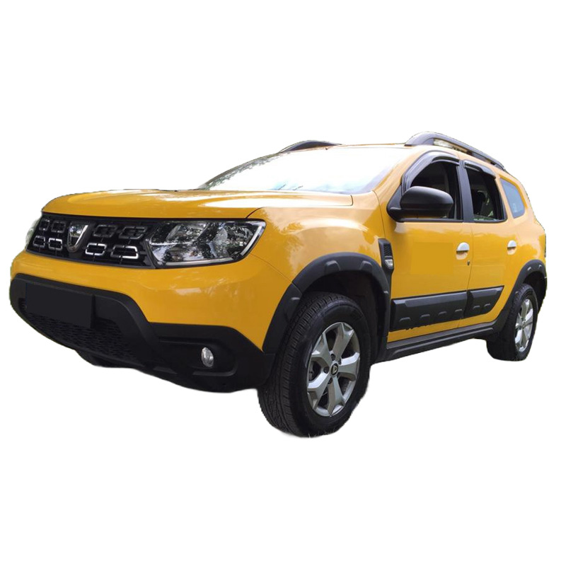 Dacia Oneway Set spatbordverbreders (Trims) passend voor  Duster II 2018-2024 (Off-Road) - Matzwart