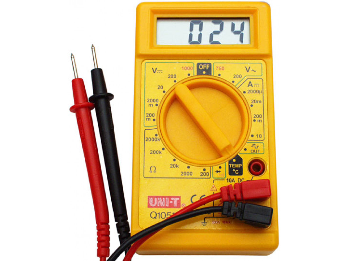 Multimeter  Voltmeter - Digitaal - Batterijtester