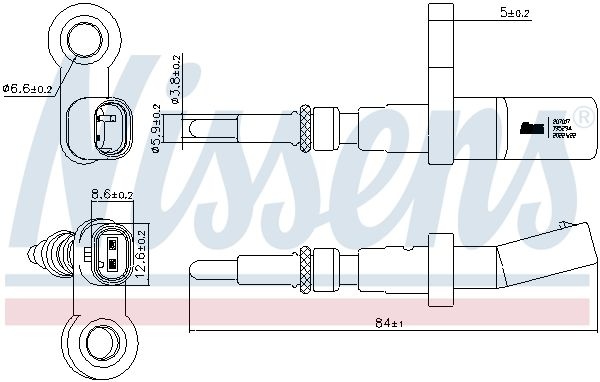 Volkswagen Sensor, koelvloeistoftemperatuur