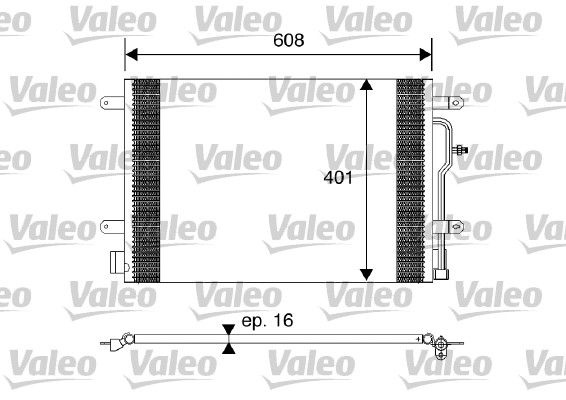 Audi Condensor, airconditioning