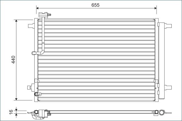 Audi Condensor, airconditioning