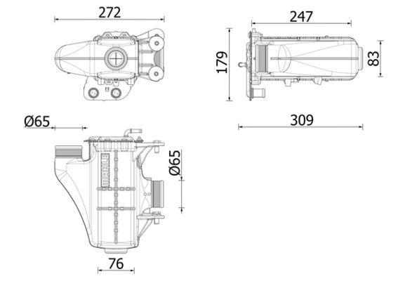 Audi Intercooler, inlaatluchtkoeler