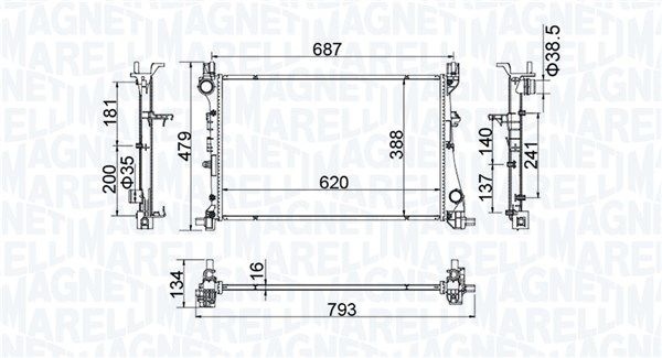 Fiat Radiateur