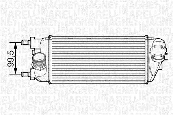 Fiat Intercooler, inlaatluchtkoeler