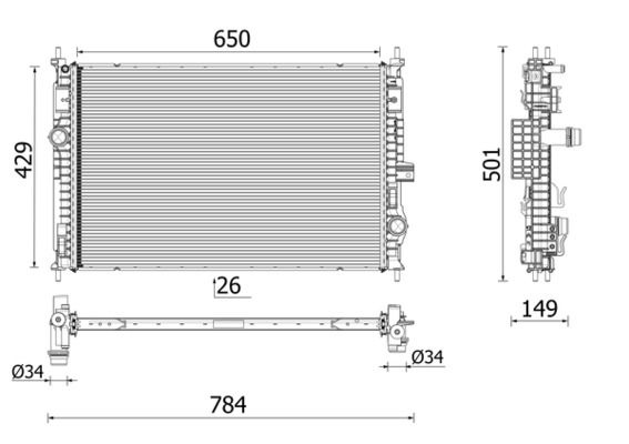 Citroen Radiateur