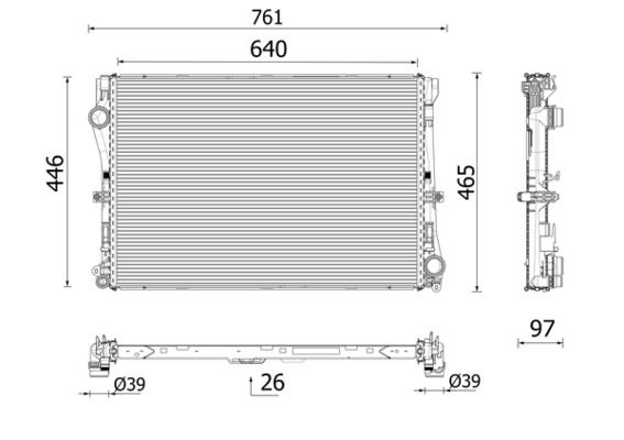 Mercedes-Benz Radiateur