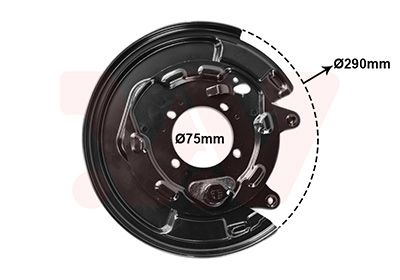 Toyota Stofschild Achter L