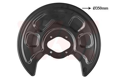 Volkswagen Stofschild Achter L/r