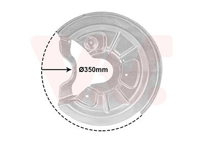 Audi Stofschild Achter L