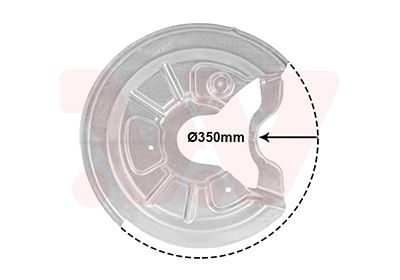 Audi Stofschild Achter R