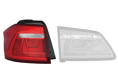 Volkswagen Achterlichtglas Links
