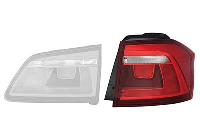 Volkswagen Achterlichtglas Rechts