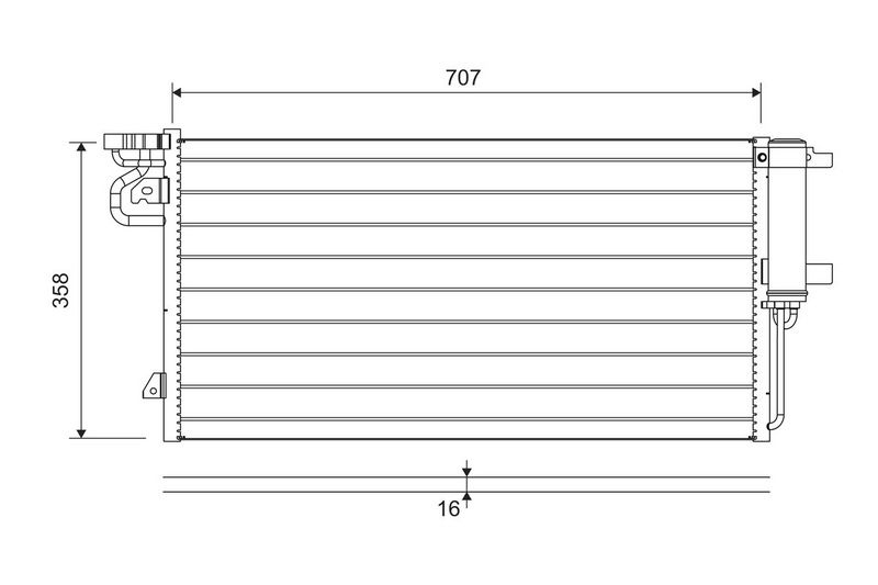 Ford Condensor, airconditioning