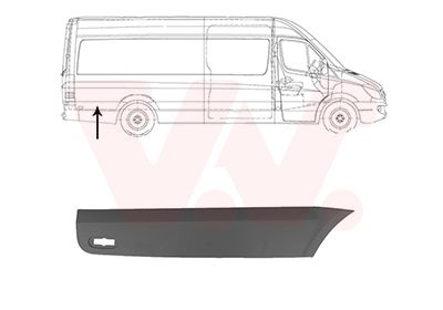 Mercedes-Benz Sierlijst Rechts