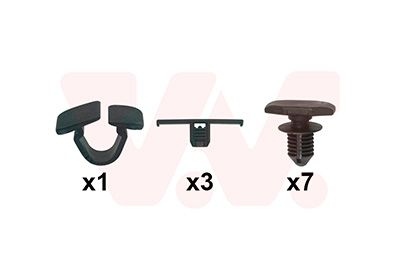 Seat Montageset Motorkap